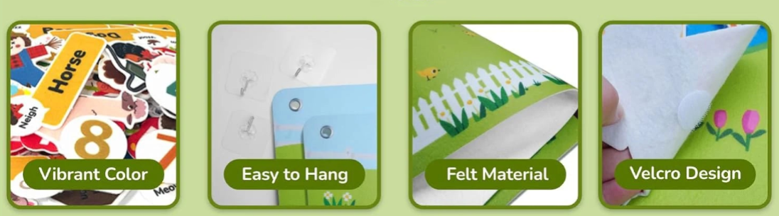 Farm Felt Story Board Set – Creative & Educational Play