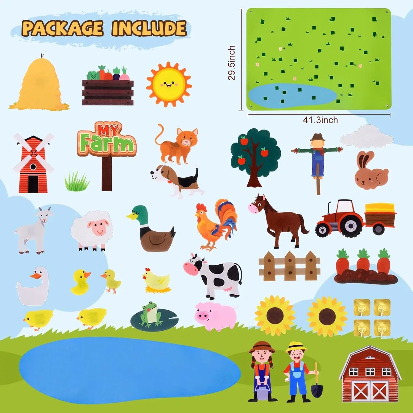 Farm Felt Story Board Set – Creative & Educational Play