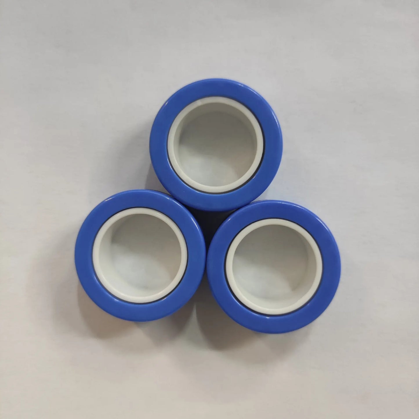 3pcs Magnetic Rings Fidget Spinner Set – Stress Relief Finger Toy for Kids & Adults