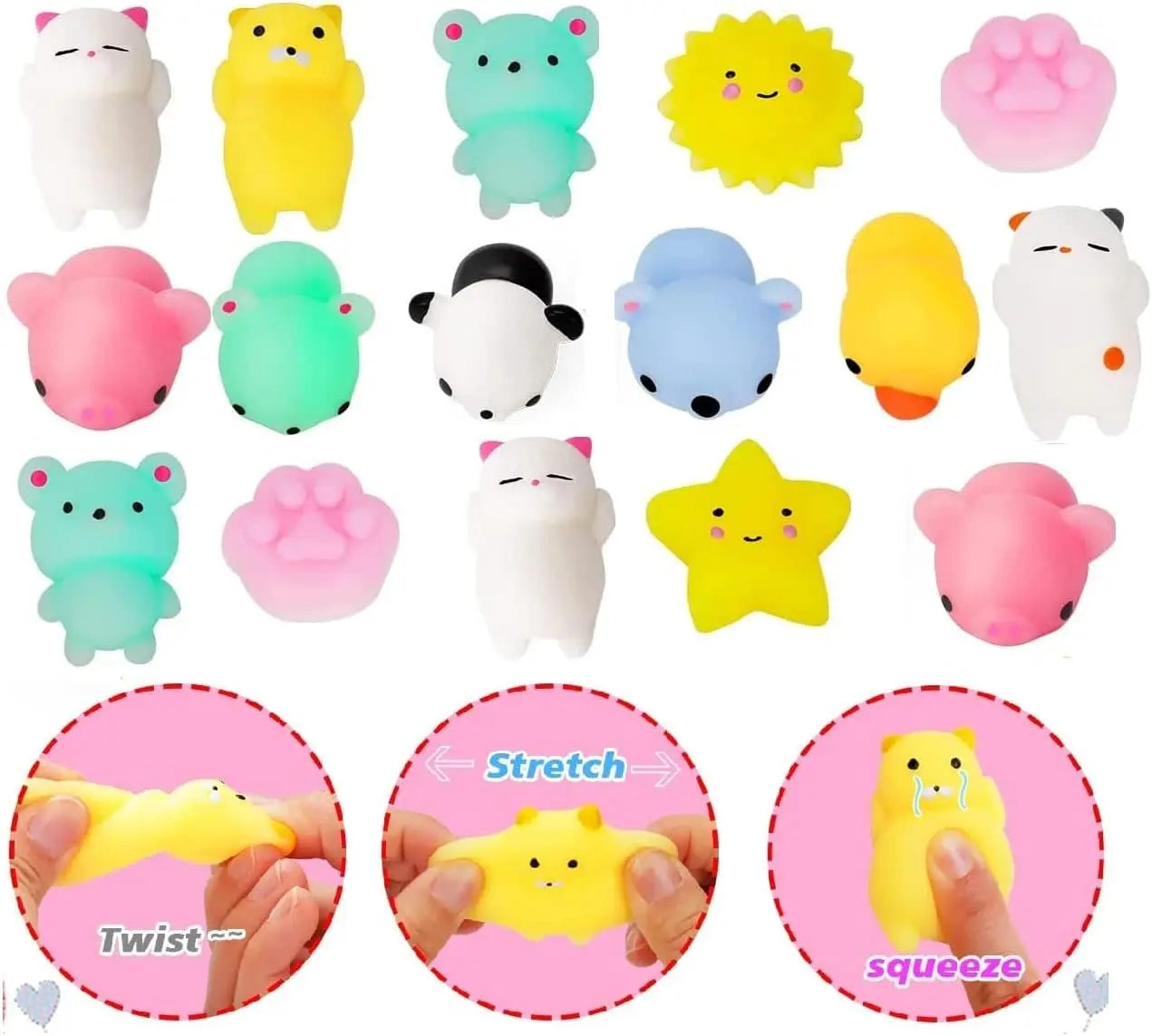 120PCS / 60PCS Party Favor Toy Set – Fidgets, Keychains & Fun Prizes for Kids